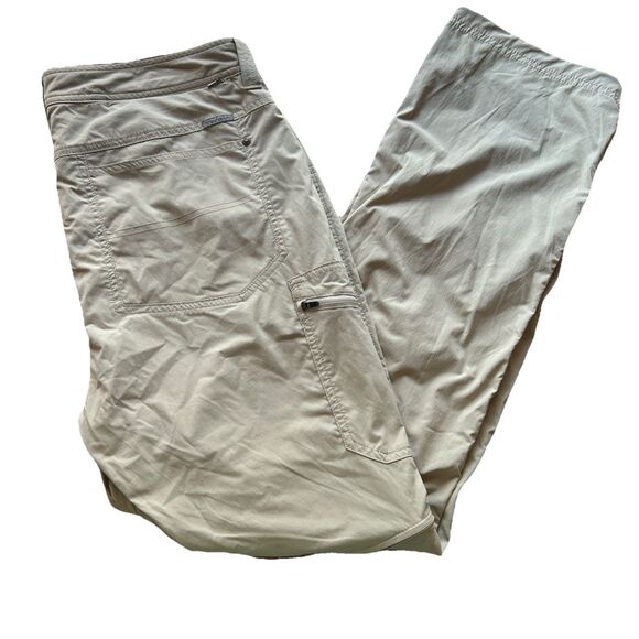 Royal Robbins Active Fit Mens 36x32 Beige Outdoor Convertible Hiking Cargo Pants - Picture 1 of 7